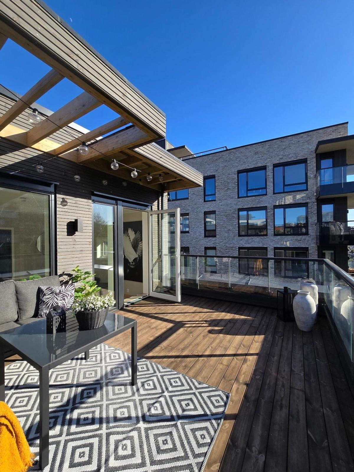 Exclusive Townhouse With Private Rooftop Feriehus Oslo